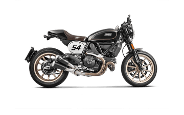 Akrapovic Titanium Slip-on Exhaust (with catalytic) for DUCATI SCRAMBLER CAFÉ RACER 2018